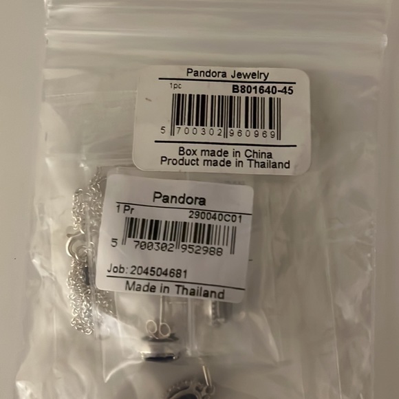 Sparkling Statement Halo Earrings and Necklace Set - Picture 2 of 2